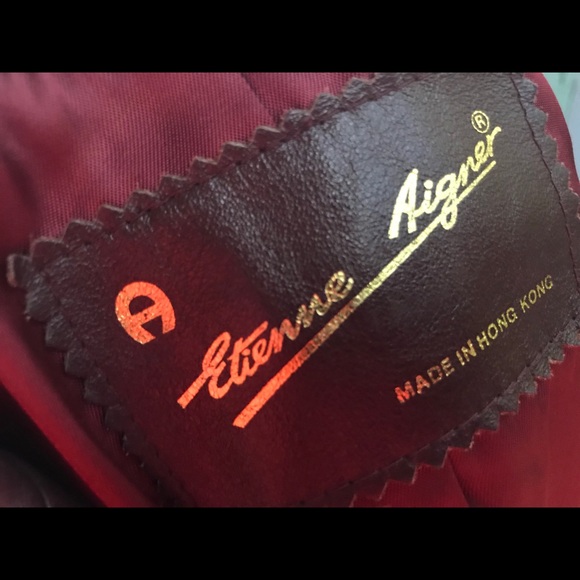 Etienne Aigner leather blazer - Picture 3 of 13